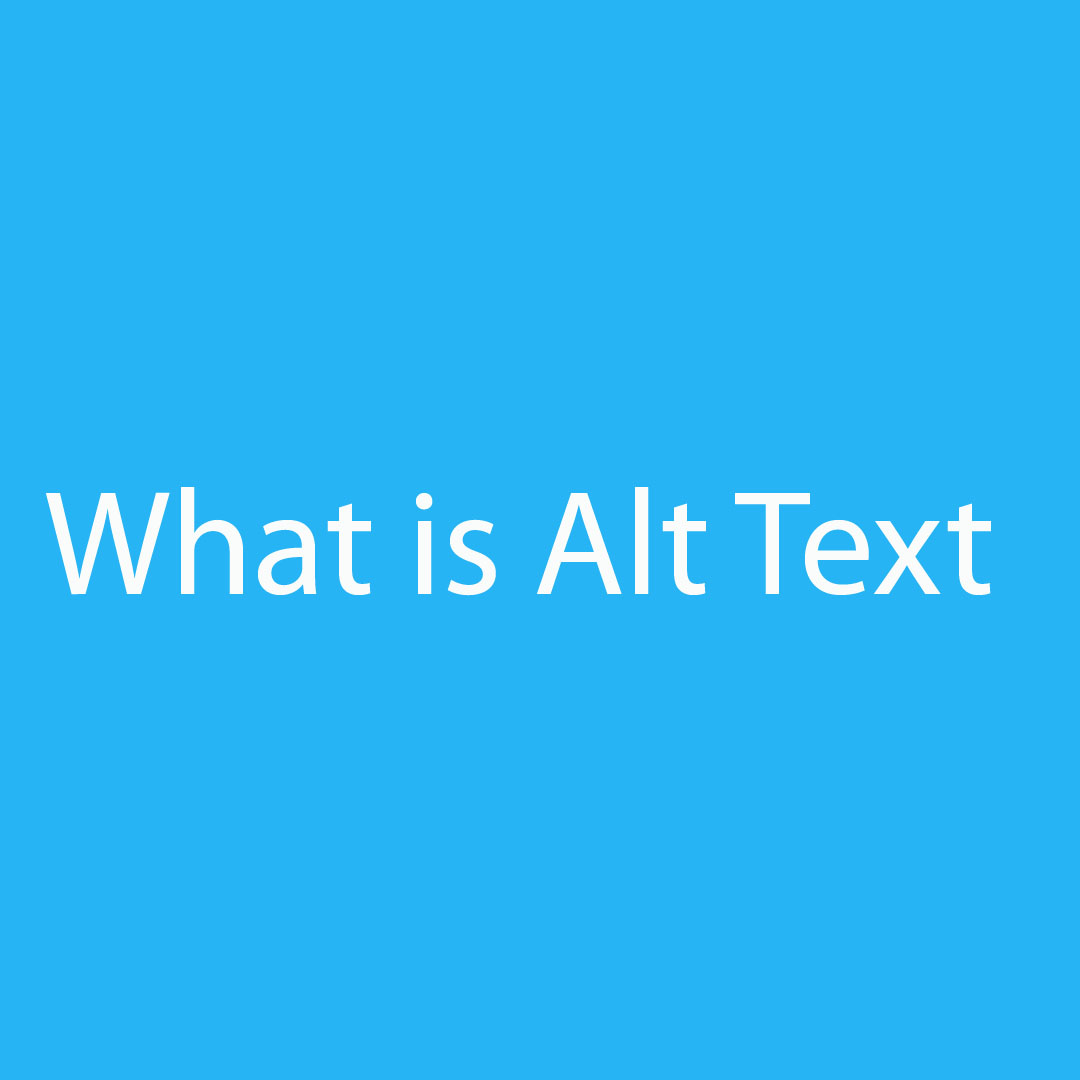 What is alt text